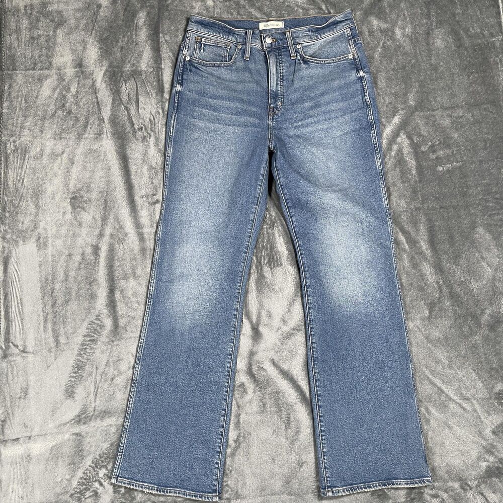 Madewell High Rise Bootcut Jeans Womens 28 Blue Medium Wash 32.5 Inseam